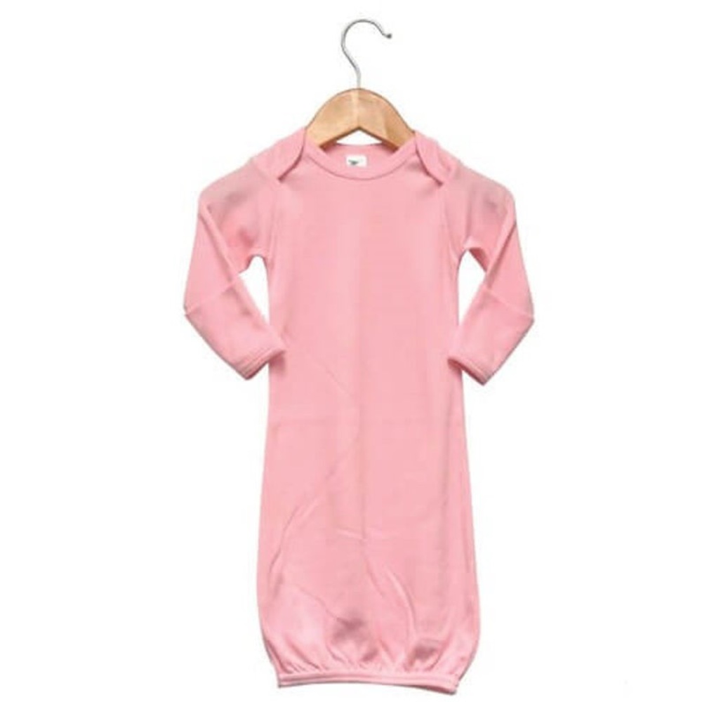 65/35 % Polyester/Cotton Infant Gown w/Mittens